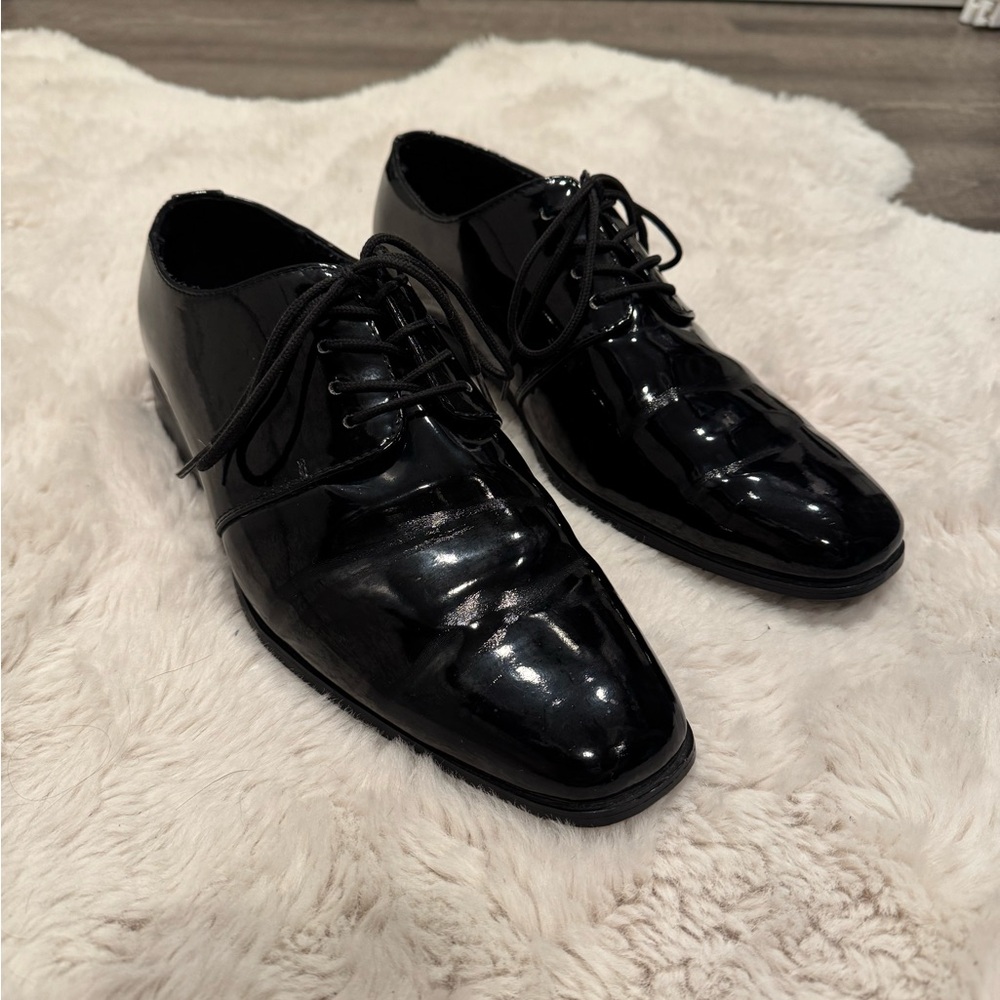Stacy Adams Black Oxford Dress Shoes